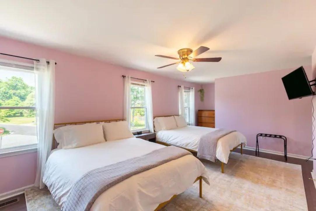 Lrge 5 Bedroom 9 Beds Near Dc-Pool, Hot Tub, Gym, Game Rm, Fire Pit Bowie Luaran gambar